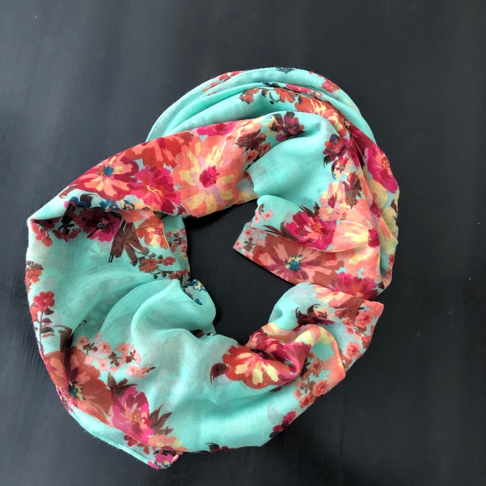 40 X 72 floral scarf